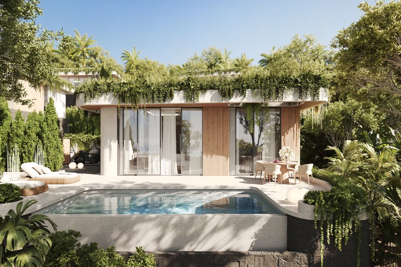 MODERN TROPICAL DESIGN 1 BEDROOM VILLA FOR SALE LEASEHOLD IN ULUWATU BE-1816 